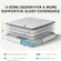 Novilla mattress with pocket innerspring and foam for motion isolation
