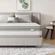 Novilla queen mattress with gel memory foam layer for pressure relief