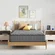 Novilla twin hybrid mattress with pocketed coils and gel-infused memory foam for support