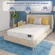 Twin size mattress conveniently rolled and packed in a box