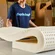 GOLS certified organic latex mattress topper in Twin XL size for bed comfort