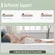 Full size mattress providing pressure relief and supportive sleep