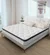 Hybrid mattress with reinforced edge support and box spring construction