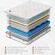 Povirt queen mattress fully expanded on bed frame in bedroom setting