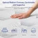 Motion isolation technology in PUBPLON hybrid mattress prevents partner disturbance