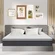 PUBPLON 14-inch queen hybrid mattress with medium firm support and individual pocket coils