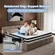 Zoned pocket coil system in RHHVVR hybrid mattress for targeted support