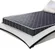 Navy blue diamond-quilted mattress cover for enhanced comfort and durability