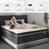Close-up of Ruoysun hybrid mattress pocket spring support system