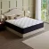 RWAEZYBLUX full size hybrid mattress in bed in a box packaging