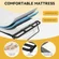 Sapphirana folding bed fully set up in a guest room for adult use
