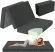 SDHYL 6-inch folding mattress in black, perfect for guest beds and camping.
