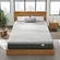 Queen size hybrid mattress featuring a bamboo charcoal cover