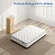 Medium firm innerspring mattress providing pressure relief and durable support
