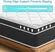 10-inch thick SIMARTH full hybrid mattress in a box