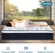 Sleptight short queen mattress measuring 74 inches long by 60 inches wide