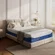 Sogesfurniture 12-inch bamboo charcoal gel memory foam mattress in white and blue design