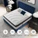 Fiberglass-free hybrid mattress with lumbar and edge support