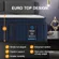Medium firm hybrid mattress compressed in a box for easy delivery