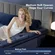 Blue king size mattress with reinforced edge support for maximum sleeping surface