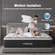 TEMESINE hybrid mattress providing pressure relief and enhanced edge support