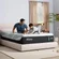 TEMPUR king mattress demonstrating motion isolation for undisturbed sleep