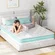 TeQsli mattress with 100 nights trial period label and satisfaction guarantee