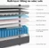Tnahsbf mattress providing back lumbar support and pressure relief