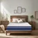 Tnahsbf royal blue queen size hybrid mattress with gel memory foam