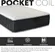 Treaton luxury mattress featuring motion isolation and firm support in a hybrid design