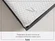 Tulo mattress compressed in a box for easy shipping and setup