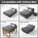 UniPon hybrid mattress setup in a bedroom with king size dimensions
