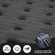 UNZIPE 14 inch mattress with individual pocket springs and edge support