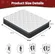 Close-up of UNZIPE mattress cooling breathable foam and pocket coil system