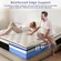 Hybrid mattress combining support and cooling features for better sleep
