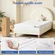 Vipbear mattress compressed in shipping box for easy delivery
