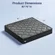 Vipbear mattress with individual pocket springs and memory foam for pressure relief