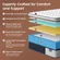 12 inch breathable VISCOFLEX mattress providing spinal support and pain relief