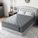 VISCOUNTESS hybrid mattress with euro top in medium firm grey