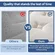 CertiPUR-US certified hybrid mattress with cooling cover