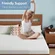 Gel-infused memory foam mattress for cooling comfort and better sleep quality