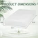 Close-up of gel-infused memory foam providing pressure relief and medium firm support