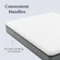 YOGASLEEP Yogabed queen mattress with cool memory foam technology