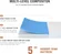 YRLLENSDAN gel memory foam mattress ensuring a comfortable night's sleep