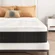 Z-hom king size hybrid mattress in a box with euro top design