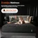 Person testing the medium firm comfort and pressure relief of Zcotslya queen mattress