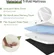 Portable folding floor mattress from Zibbizo, ideal for travel or extra sleeping space