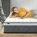 Zinus 14-inch hybrid mattress in queen size, fiberglass-free construction